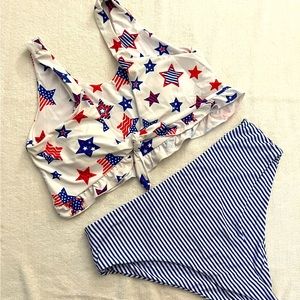 Zaful Patriotic Bikini